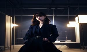 佐佐木明希品牌代言宣传大片，高端时尚摄影棚拍摄，专业灯光打造精致质感
