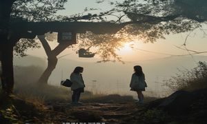 佐佐木明希音乐单曲MV截图，户外实景拍摄，清晨薄雾中演绎动人旋律
